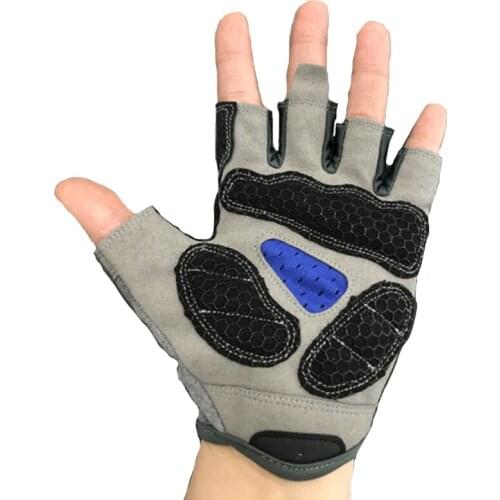 Half Finger Comfortable Skid Resistance Suede Fitness Training Gym Gloves Workout