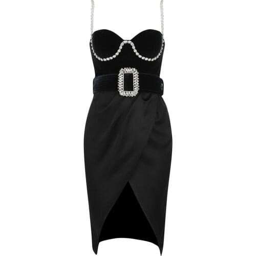 Nice New Women V Neck Sexy Dress Party Dress Elegant Female Summer Spaghetti Strap Dress Casual Elegant Clothing