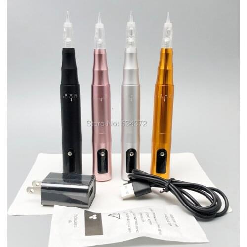 4 colors Wireless PMU Machine Microblading Permanent Makeup Beauty Tattoo Pen with Cartridges