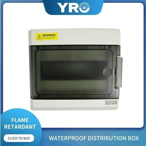 Plastic household photovoltaic junction box outdoor rainproof junction box SH9PN leakage protection power distribution box