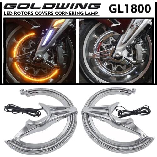 For HONDA Gold Wing GL1800 F6B 2018-2020 motorcycle accessories Turn Light Function Brake Disc LED Rotors Covers Cornering Lamp