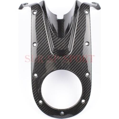 Gas Tank Key Ignition Cover Guard Trim Fairing Cowl For Ducati Monster 696 795 796 1100 Full Carbon Fiber 100% Twill