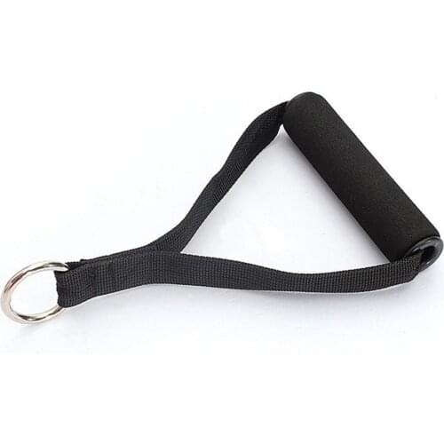 D Shape Elastic Tricep Rope Handle Handgrip Fitness Workout Training Equipment