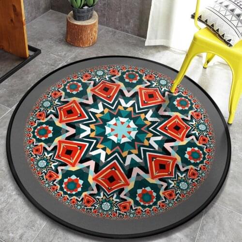 Home Mandala Printing Rugs Living Room Carpet Children Rugs Bathroom Nonslip Carpet Bedroom Decoration Rugs Area Rug Large