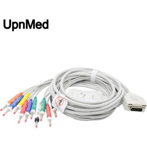 Fukuda Denshi Cardimax 10 Lead One Piece ECG Cable,Banana 4.0mm,AHA
