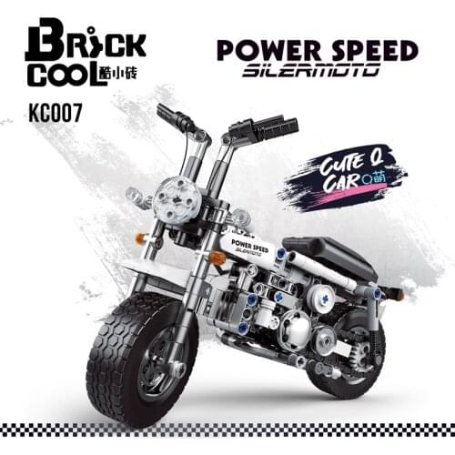 New KC007 KC008 KC009 Technic Car Motorcycle Educational Model Toys Building Blocks Bricks Kids Christmas Birthday Cool Gifts