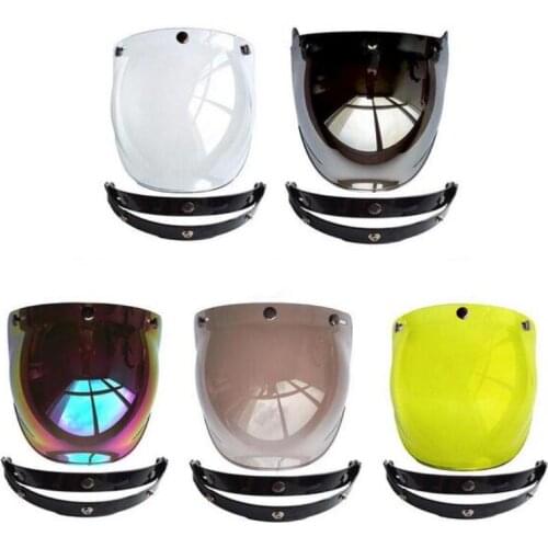 New arrive Men Women Open Face Motorcycle Helmet Bubble Visor Lens Motorbike Glasses & Jet Helmet Sunglasses