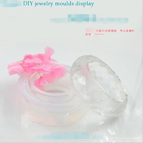 New Pure hand Silicone mould Diamond - shaped surface bracelet Mould DIY Resin Bracelet Jewellery Mold resin molds for jewelry