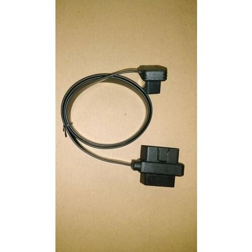 Wholesale 10pcs Flat thin ELM327 16 pin OBD-ii OBDII cables OBD2 16pin Full Access Male to Female Extension Cable CNPAM Tracking