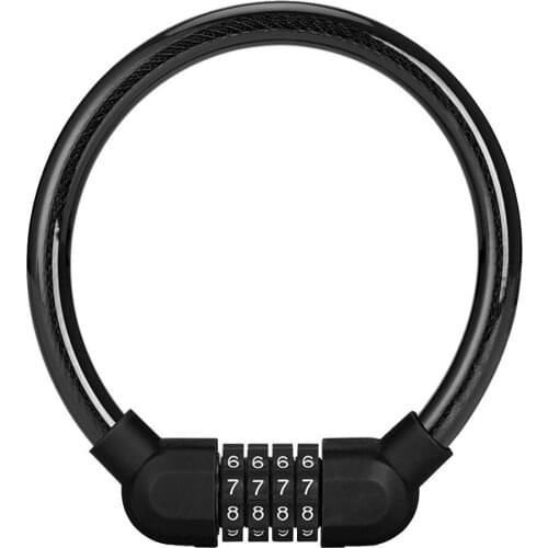 Anti-theft Bicycle Lock Code Lock Bold Lock Body Mountain Bike PVC Jacket