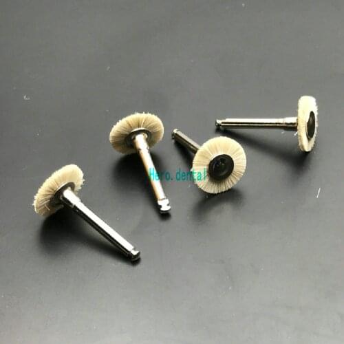 50pcs WOOL Polisher Brush Latch for Dental Low Speed Contra Angle Tool