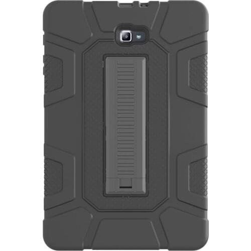 Silicone Rubber Shockproof Armor Case For Samsung Galaxy Tab A A6 10.1 2016 T580 T585 SM-T580 SM-T585C Tablet Case + PenFilm