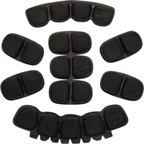 Helmet Pad Replacements Airsoft Helmet Pads 39PCS/Set Foam Cushion Accessories Protective Mats for ACH MICH Team Wendy FMA EXF