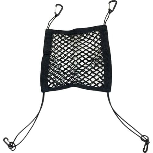 Universal Car Seat Organizer Net Bag with Hook for Purse/ Bag / Phone/ Drink Cup