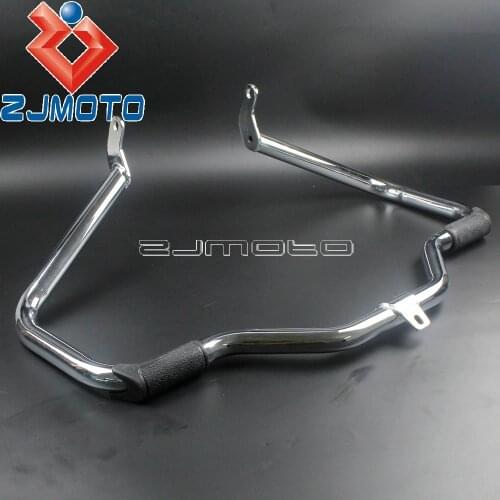 Chrome Steel Engine Guard For Harley Softail Slim FLS 2012-2017 Highway Crash Bar For Fat Boy Lo FLSTFB 2010-2016 49140-05