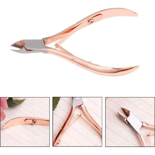 1pc Portable Professional Stainless Steel Nail Cuticle Scissors Cutter Clipper Pedicure Trim Eagle Beak Pliers Manicure Nipper