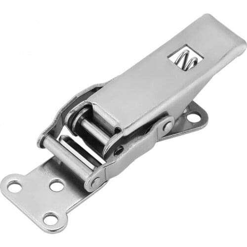 1 Pcs Stainless Steel Hardware Cabinet Case Spring Loaded Latch Catch Toggle Hasp