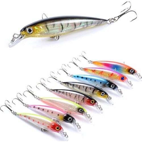 1Pcs Minnow Fishing Lure Wobblers 9cm 7.3g Floating Trolling Artificial 3D Eyes Hard Bait Crankbait Pesca Carp Bass Tackle