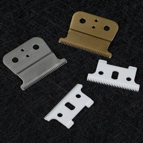 2pcs/set Ceramic Barber Cutter Blade T-outliner Replace Set Fit For Andis Shear