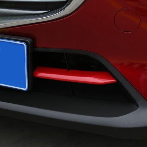 ABS Plastic For mazda cx-3 cx3 2016 2017 2018 Car front grille Front Bumper Air-inlet Grille cover trim styling Accessories 2pcs