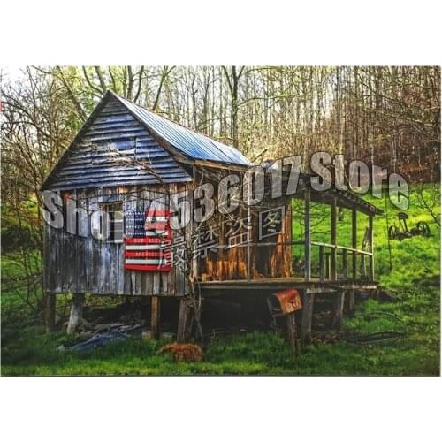 Diamond Mosaic Diy diamond painting Americana Cabins,Cottages,Houses cross stitch full Resin diamond embroidery rhinestone gifts
