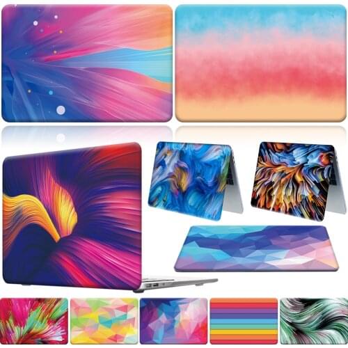 Watercolor Pattern Laptop Case for Macbook Air 13 A2337 A2179 2020 A2338 M1 Chip Pro 13 11 15 A2289 New Touch Bar,Pro 16 A2141