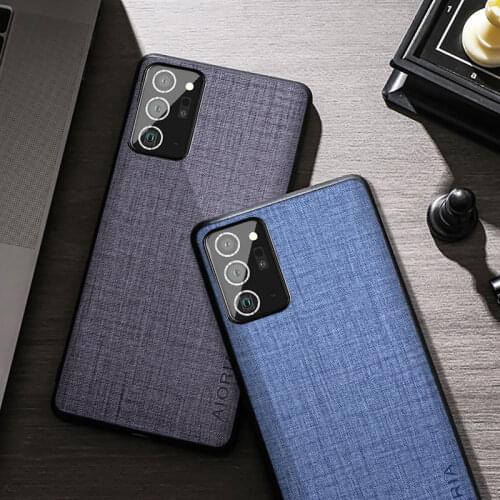 Fabric Silicone Case For Samsung Galaxy Note 20 20 Ultra 5G Soft TPU Bumper Back Cover For Samsung Note20 Ultra Case Funda