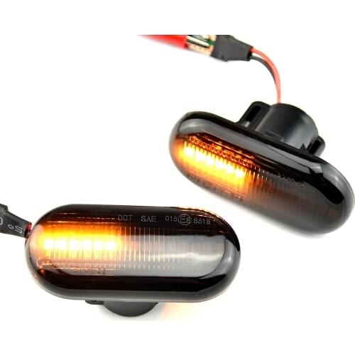 For Dacia Duster Dokker Lodgy Renault Megane 1 Clio1 2 KANGOO ESPACE Smart Fortwo 453 Led Dynamic Side Marker Turn Signal Lights