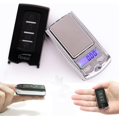 Super Mini LCD display Electronic Pocket Scale Diamond Jewelry Scale with fashion Car key Style