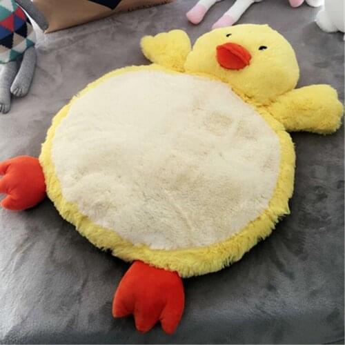 Fancytrader Big Soft Animal Dog Bunny Chick Frog Plush Mat Baby Game Pad Mattress Carpet Anti-skid Soft Cartoon Toy 80cm X 60cm