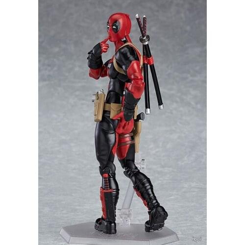 Marvel 15cm X-MAN Figma 353 Deadpool BJD PVC Action Figure Model Toys