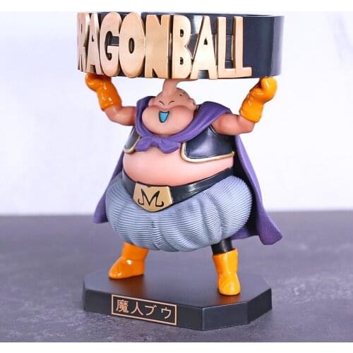 Majin Buu Character Sign Tray Ashtray Fat Boo Cute Standing PVC Action Figure DBZ Majin Boo Kakarotto Collect Model