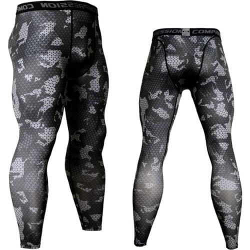 2019 Compression Pants Running Tights Men Soccer Training Pants Fitness Sport Leggings Men Gym Jogging Trousers Sportswear