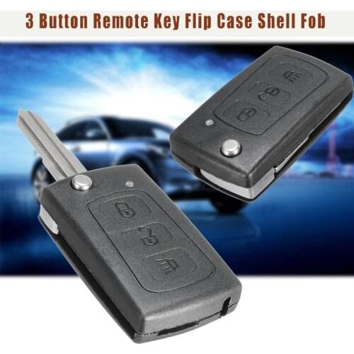 3 Button Folding Remote Control Key Shell With Key Embryo With Battery Holder Great Wall For Great Wall HAVAL HOVER H3 H5