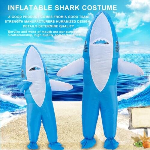 Shark mascot costume inflatable deguisement halloween pour animaux shark cosplay mascot costume Advertising Promotion Carnival