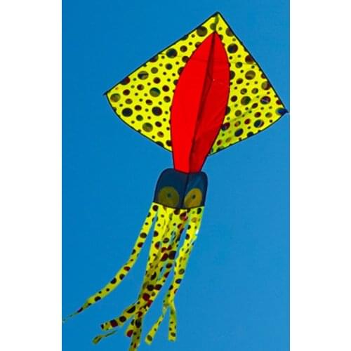2020 New Outdoor Sport Fun Flying Tool Toys For Children Toys Octopus Squid Tuna Kite Soft Inflatable Kite Marine Animal Kite