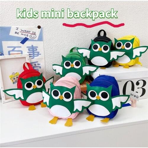 Cute Kindergarten Kids Mini Backpack Lovely Girls Boys Travel Small Handbags Coin Purse New Childrens Cartoon Shoulder Bags