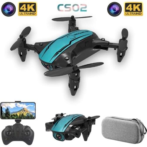 Mini Drone With 1080P HD Camera WIFI FPV Profesional Altitude Hold Dron Foldable RC Quadcopter Electric RC Helicopter Toy