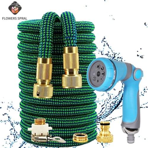 Multifunctional Watering Hose Telescopic Rubber Hose Used For Garden Car Washing High Pressure Garden Sprayer High Pressure Hose