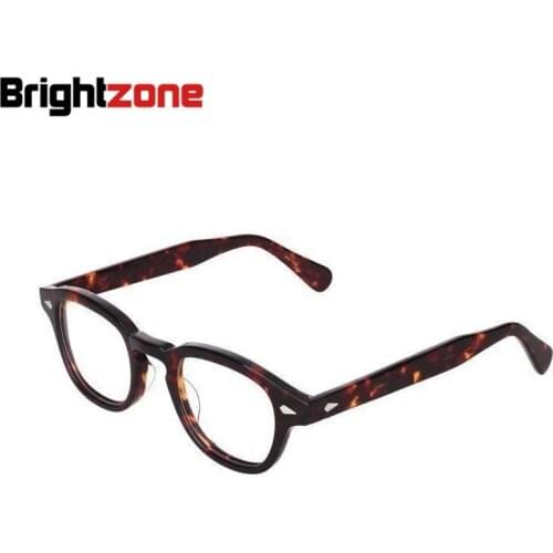 New Arrival High Quality Vintage brand Full Acetate Unisex Optical Frame Eyeglasses Spectacles Frames Prescription Glasses