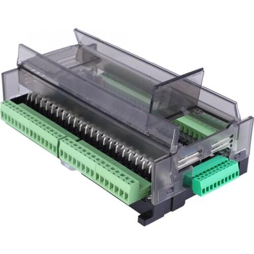 PLC Industrial Control Board FX3U-48MT Programmable Logic Controller 24 Input 24 Output 24V 1A with High Speed Counting
