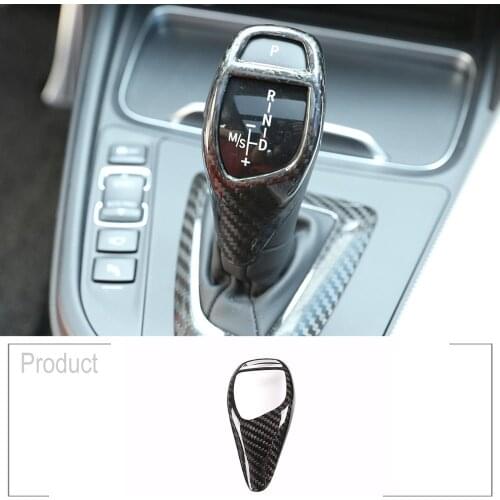 Gear Shift Panel Frame Gear Knob Cover Head Trim For BMW F20 F30 F31 F34 X5 F15 X6 F16 X3 F25 X4 F26 F10 Sport LHD