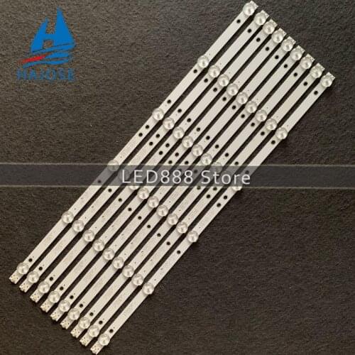 LED Backlight 6Lamps K490WD7 A1 4708 K490WD A2213K01 For 49PUF6056/T3 49PFL3445/T3 49PUF6050/T3 LE49D88UD 49J1000 49J2000