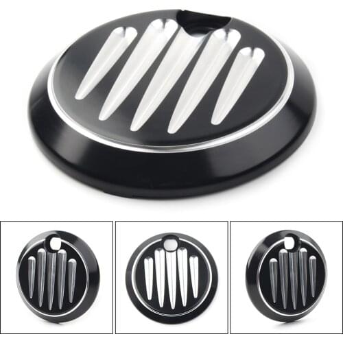 Shallow Cut Fuel Tank Console Door Cover Cap For Harley Touring 1992-2007 CNC Aluminum Motorcycle Accessories Black