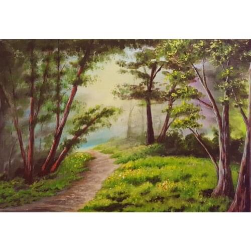 JMINE Div 5D Tree Forest Full Diamond Painting cross stitch kits art High Quality Scenic 3D paint by diamonds