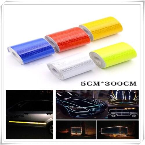 Car Reflective bike Adhesive Sticker Warning tape Film for Fiat Croma Linea Ulysse Oltre 600 1200 520 20-30 16-20