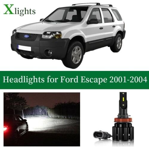 Xlights Car Bulbs For Ford Escape 2001 2002 2003 2004 Led Headlight Low High Beam Canbus Headlamp Lamp Light Accessories Part