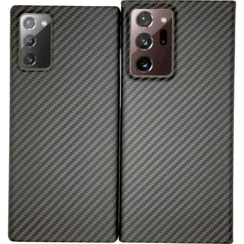 For Samsung Galaxy Note 20 Ultra Case Carbon Fiber Ultra Slim Lightweigh Aramid Fiber Cases Cover for Samsung Note20ultra Note20