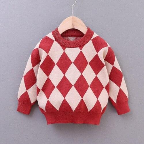 Children Spring Autumn Baby Girls Sweater Long Sleeves Casual Round Collar Sweet Warm Tops Colthes