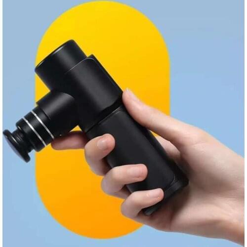 Warm up post workout electric mini massage gun aid recovery powerful percussive massage therapy enhance blood circulation slim